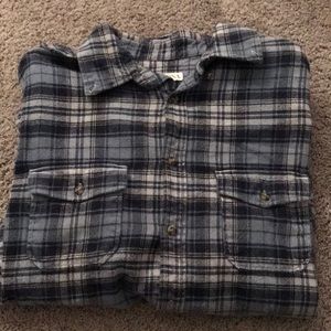 Mens Merona Flannel Shirt Size L